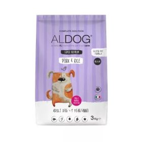   Aldog Pork And Rice HIPOALLERGÉN Szuperprémium Kutyatáp 3kg MEDIUM