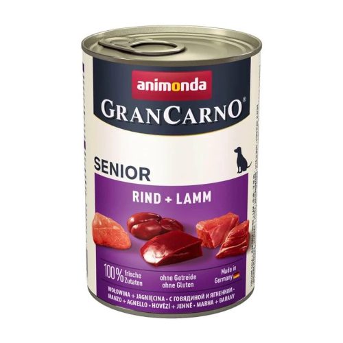 Animonda GranCarno Senior (borjú,bárány) konzerv - Idős kutyák részére (400g)