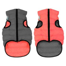 AiryVest kutyaruha kifordítható, 30, korall-szürke