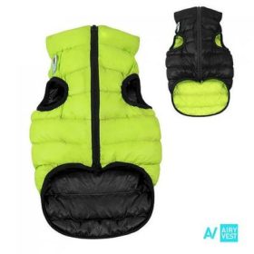 AiryVest kutyaruha kifordítható, 30, zöld-fekete
