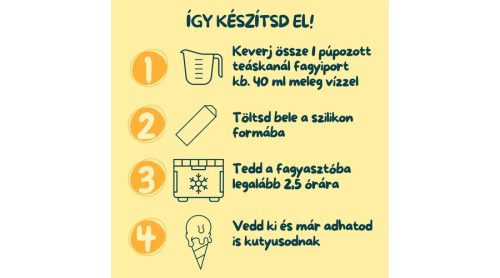 Fürree kutyafagyi – mogyoróvaj ízű fagyipor kollagénnel – 10 adag
