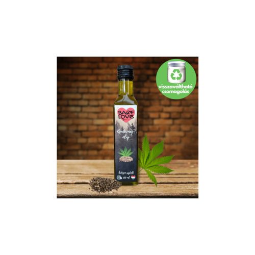 Kendermagolaj kutyáknak és macskáknak - hidegen sajtolt, 250 ml