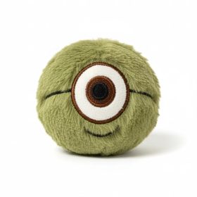 Sípoló, kutya labda – plüss monster, zöld