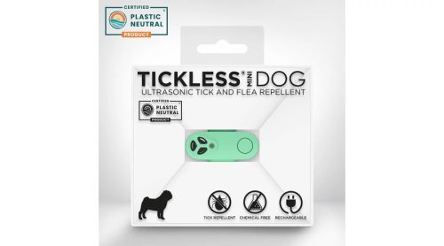 Vegyszermentes, tölthető kullancs- és bolhariasztó medál kutyáknak és macskáknak, TICKLESS - mini MENTA