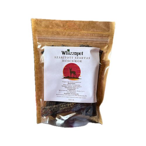 Szárított Szarvashús Csíkok 125 g